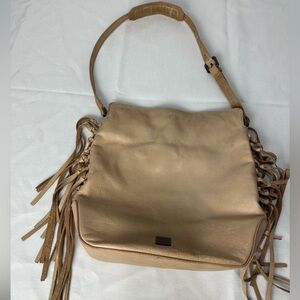 Kooba Tan Stevie Hobo Bag with Fringe